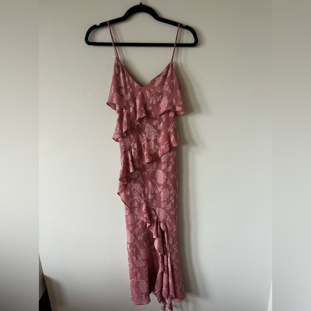 Zara Floral Ruffle Dress